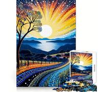 Artistic Fusion Jigsaw Puzzle 1000 Piece for Adults Stress Less Indoor Fun Home Enjoyable Night Play (38x26cm)