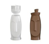 Artistic Geometric Human Face Silicone Mold for Crafting Resin Create Vases and Storage for Creative Gift Giving Decorative Vase Mold