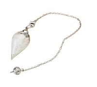 Artistic Glass and Stone Hanging Pendant with Interchangeable Chain Gemstones Pendant for Mindful Decor and Gifting Simple Preciousstone Charm