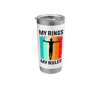 Artistic Gymnast Design for a Ring Gymnast Stainless Steel Insulated Tumbler