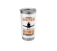 Artistic Gymnast Design for a Ring Gymnast Stainless Steel Insulated Tumbler