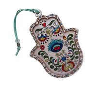 Artistic Hamsa Hand Wall Decor Hanging Priestly Blessing Evil Eye Protection for Home & Gift 6.5"