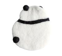 Artistic Handmade Felt Coasters Collection Animal Shape Waterproof Fronts Sturdy Table Protections for Daily Use Compact Space Saving Drink Mats