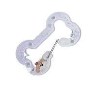 Artistic Hollow Bone Keychain Fashion Jewelry Organizer for Girls Durable Acrylic Material Alternative Color Options Bags Hollow Key Ring, フリーサイズ