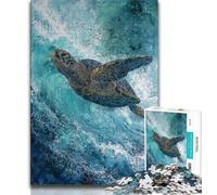 Artistic Hot Air Balloon 1000 Piece Jigsaw Puzzles for Adults Gifts,Decompressing Intellectual Educational Toy Birthday Present,Gifts,Wall Art 50x75cm