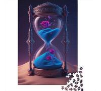 Artistic Hourglass Puzzle Brain Teaser 100% Recycled Cardboard Jigsaw Puzzle for Kids And Adults Age 12 Years Up 1000pcs (38x26cm)