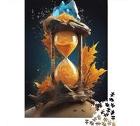 Artistic Hourglass Puzzle Customizable Pictures 100% Recycled Cardboard Jigsaw Puzzle for Kids And Adults Age 12 Years Up Unique Gift 1000pcs (75x50cm)