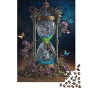 Artistic Hourglass Puzzle Premium 100% Recycled Board 100% Recycled Cardboard Jigsaw Puzzle for Kids And Adults Age 12 Years Up 1000pcs (75x50cm)