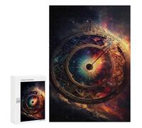 Artistic Infinity Compass, 300 PCS Adult Picture Puzzle, Year-End Present, for Mindful Indoor Entertainment