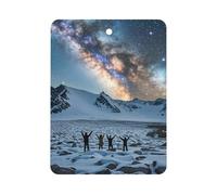 Artistic Inspiration Car Air Freshener Hanging, Long Lasting Scented Car Aromatherapy Tablets, Square Fragrance Scented Cards for Vehicles, Bedroom, Wardrobe Gray-style