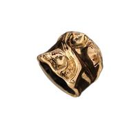 Artistic Irregular Texture Rings Unique Modern Design Lightweight Alloy Jewelry for Women Men 4 Styles Finger Band Lightweight Comfort Jewelry
