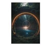 Artistic Jigsaw Puzzle for Adults, Bridge to Another World, 300 PCS