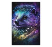 Artistic Jigsaw Puzzle for Adults, Cosmic Hedgehog Art Print-8, 1000 PCS