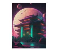 Artistic Jigsaw Puzzle for Adults, Cosmic Temple, 500 PCS