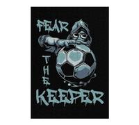 Artistic Jigsaw Puzzle for Adults, Fear The Keeper Goalie, 300 PCS