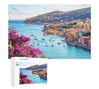 Artistic Jigsaw Puzzle for Adults, Villefranche Sur Mer, 1000 PCS