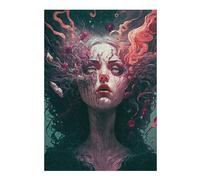 Artistic Jigsaw Puzzle for Adults, Whimsical Fantasy Portrait -1, 300 PCS