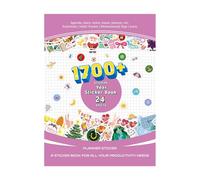 Artistic Journaling Sticker Adhesive Planner for Scrapbooking Journals Calendar Decorations and Craft Project Monthly Planning Book