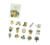 Artistic Journaling Sticker Book, Decorative Scrapbook Stickers for Adults Students Aesthetic Craft Artistic Decorative Scrapbook Sticker