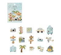 Artistic Journaling Sticker Book, Decorative Scrapbook Stickers for Adults Students Aesthetic Craft Artistic Journaling Book Aesthetic Decorative Scrapbook Stickers