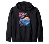 Artistic Landscape Zip Hoodie
