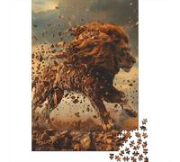 Artistic Lion 1000 Pieces Paper Puzzles for Adults Jigsaw Puzzles Educational Game Challenge Toy 1000pcs (38x26cm)