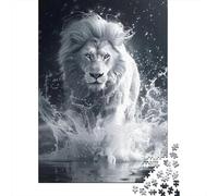 Artistic Lion 1000 Pieces Paper Puzzles for Adults Jigsaw Puzzles Educational Game Challenge Toy 1000pcs (38x26cm)