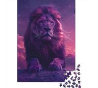 Artistic Lion 1000 Pieces Puzzles Paper Puzzle for Teenager Funny Jigsaw Puzzles 1000pcs (38x26cm)