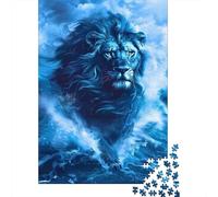 Artistic Lion Paper Puzzles 1000 Piece Jigsaw Puzzles for Adults Educational Game Challenge Toy Christmas Eve Gifts 1000pcs (38x26cm)