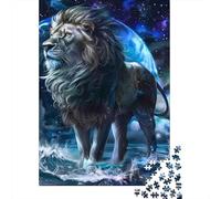 Artistic Lion Puzzles for Adults 1000 Pieces Puzzle for Adults And Teenager Family Game 1000pcs (75x50cm)