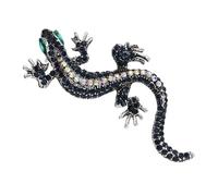 Artistic Lizards Pin Vintage Metal Brooch With Oxidation Resistance For Jackets Lapel Scarf Decoration Gifts Elegant Accessory Gift