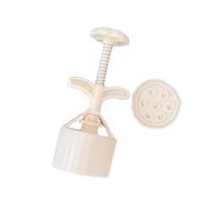 Artistic Lotus Detail Easy Press Cake Mold with 2 Capacity Options ABS for Family Baking Holiday Cooking Home Baking Set