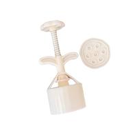 Artistic Lotus Detail Easy Press Cake Mold with 2 Capacity Options ABS for Family Baking Holiday Cooking Home Baking Set