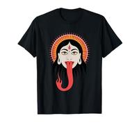 Artistic Maa Kali Hindu Goddess Halo Spiritual Protection T-Shirt