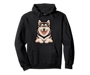 Artistic Mal Sled Dog Northern Alaskan Malamute Pullover Hoodie