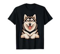 Artistic Mal Sled Dog Northern Alaskan Malamute T-Shirt