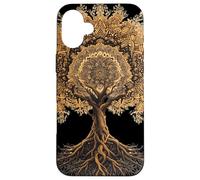 Artistic Mandala Tree of Life Art Case for iPhone 16 Plus