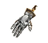 Artistic Mechanical Hand Charm Necklace Pendant For Men Created