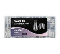 Artistic Nails Shaping Templates 4 Size Option From 55 2 to 58 2 for Salon and Home Use Nails Extension Mold