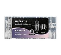 Artistic Nails Shaping Templates 4 Size Option From 55 2 to 58 2 for Salon and Home Use Nails Forms