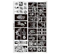 Artistic Nails Stamp Plate Nails Art Stamper Manicure Explanations Nails Art Accessories for Home and Salon Use Practical Nail Art Plate