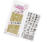 Artistic Nails Transfer Plate Metal Stencil for Precise Gel Polish Application and Lasting Durability Stainless Steels Nails Art Template