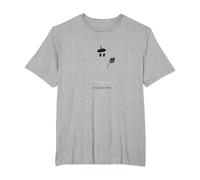 Artistic Phantom: Beret-Wearing Specter with Palette T-Shirt, Men's Big and Tall, Heather Grey, 2X Tall