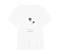 Artistic Phantom: Beret-Wearing Specter with Palette T-Shirt, Women's Plus, White, 2X