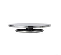Artistic Pottery Turntable Double Sided Aluminum Base for 360 Degree Rotating Crafting Perfect for Sculptors and Hobby Enthusiasts (25cm（under 15cm）)