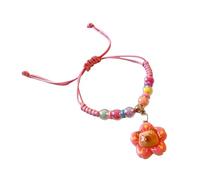 Artistic Resin Capybaras Charm Handwoven Cord Present For Youthful Trendsetters And Art Lovers Cute Animal Accessories