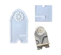 Artistic Resin Craft Mold for Phone Stands Detachable H Shape Design with Travel Friendly Assembly Resin Phone Stand Craft Mold