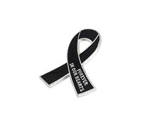 Artistic Ribbon Doves Brooch User Friendly Inks Printing Long Lasting Color Outdoor Event Accessory Fundraiser Stylish Volunteer Supporter