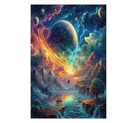 Artistic Scenery 1000 Piece Jigsaw Puzzle for Adults Imagining Space Jigsaw Post Work Relaxation Tool Challenging Fun for Friends Family Home Decor 1000 PCS