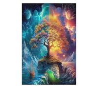 Artistic Scenery 1000 Piece Jigsaw Puzzle Pack Imagining Space Teens Beginners Cognitive Development Puzzle Fans Group Play Anniversary Thick Cardboard 1000 PCS